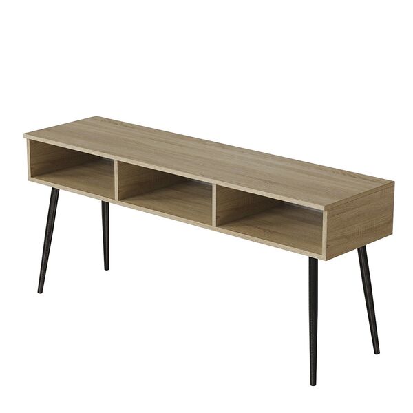 Тумба ТВ-3, ЦВЕТ МЕТАЛЛА: ЧЕРНЫЙ, ЦВЕТ ДСП: СОНОМА