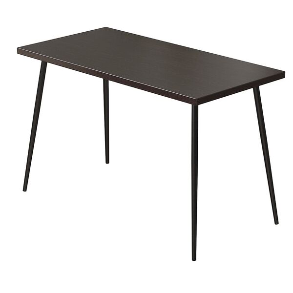 Обідній стіл Марсель-350 венге, діаметр конуса ніжки: 40 мм, ТОВЩИНА СТІЛЬНИЦІ ДСП: 16 мм, ШИРИНА СТІЛЬНИЦІ: 120 см, ГЛИБИНА СТІЛЬНИЦІ: 60 см, КОЛІР МЕТАЛУ: ЧОРНИЙ, КОЛІР ДСП: ВЕНГЕ МАГИЯ