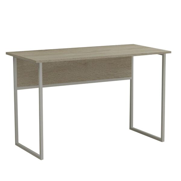 Письменный стол Коди-1 сонома, ТОЛЩИНА СТОЛЕШНИЦЫ ДСП: 32 мм, ШИРИНА СТОЛЕШНИЦЫ: 120 см, ГЛУБИНА СТОЛЕШНИЦЫ: 60 см, ЦВЕТ МЕТАЛЛА: БЕЛЫЙ, ЦВЕТ ДСП: СОНОМА