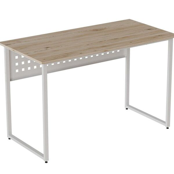 письмовий стіл Майк-1 сан маріно, ТОВЩИНА СТІЛЬНИЦІ ДСП: 32 мм, ШИРИНА СТІЛЬНИЦІ: 120 см, ГЛИБИНА СТІЛЬНИЦІ: 60 см, КОЛІР МЕТАЛУ: БІЛИЙ, КОЛІР ДСП: САН МАРІНО