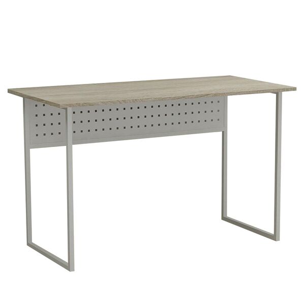 Письмовий стіл Майк-1 сонома, ТОВЩИНА СТІЛЬНИЦІ ДСП: 32 мм, ШИРИНА СТІЛЬНИЦІ: 100 см, ГЛИБИНА СТІЛЬНИЦІ: 70 см, КОЛІР МЕТАЛУ: БІЛИЙ, КОЛІР ДСП: СОНОМА