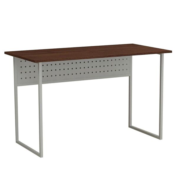 Письменный стол Майк-1 венге, ТОЛЩИНА СТОЛЕШНИЦЫ ДСП: 16 мм, ШИРИНА СТОЛЕШНИЦЫ: 140 см, ГЛУБИНА СТОЛЕШНИЦЫ: 70 см, ЦВЕТ МЕТАЛЛА: БЕЛЫЙ, ЦВЕТ ДСП: ВЕНГЕ МАГИЯ