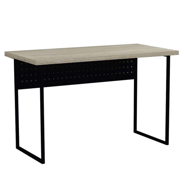 Письменный стол Майк-1 сонома, ТОЛЩИНА СТОЛЕШНИЦЫ ДСП: 32 мм, ШИРИНА СТОЛЕШНИЦЫ: 100 см, ГЛУБИНА СТОЛЕШНИЦЫ: 60 см, ЦВЕТ МЕТАЛЛА: ЧЕРНЫЙ, ЦВЕТ ДСП: СОНОМА