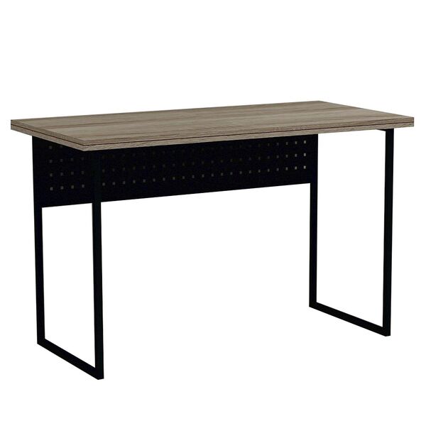 Письмовий стіл Майк-1 трюфель, ТОВЩИНА СТІЛЬНИЦІ ДСП: 32 мм, ШИРИНА СТІЛЬНИЦІ: 100 см, ГЛИБИНА СТІЛЬНИЦІ: 60 см, КОЛІР МЕТАЛУ: ЧОРНИЙ, КОЛІР ДСП: ТРЮФЕЛЬ