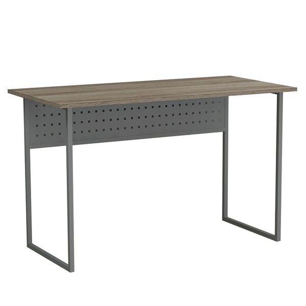 Письменный стол Майк-1 трюфель, ТОЛЩИНА СТОЛЕШНИЦЫ ДСП: 16 мм, ШИРИНА СТОЛЕШНИЦЫ: 140 см, ГЛУБИНА СТОЛЕШНИЦЫ: 60 см, ЦВЕТ МЕТАЛЛА: СЕРЫЙ, ЦВЕТ ДСП: ТРЮФЕЛЬ