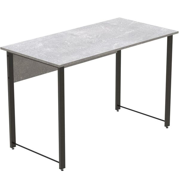 Письмовий стіл Курт-1 бетон, ТОВЩИНА СТІЛЬНИЦІ ДСП: 16 мм, ШИРИНА СТІЛЬНИЦІ: 120 см, ГЛИБИНА СТІЛЬНИЦІ: 70 см, КОЛІР МЕТАЛУ: ЧОРНИЙ, КОЛІР ДСП: БЕТОН