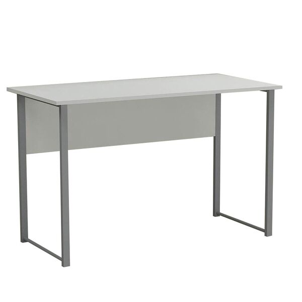 Письменный стол Курт-1 белый, ТОЛЩИНА СТОЛЕШНИЦЫ ДСП: 16 мм, ШИРИНА СТОЛЕШНИЦЫ: 120 см, ГЛУБИНА СТОЛЕШНИЦЫ: 70 см, ЦВЕТ МЕТАЛЛА: СЕРЫЙ, ЦВЕТ ДСП: БЕЛЫЙ