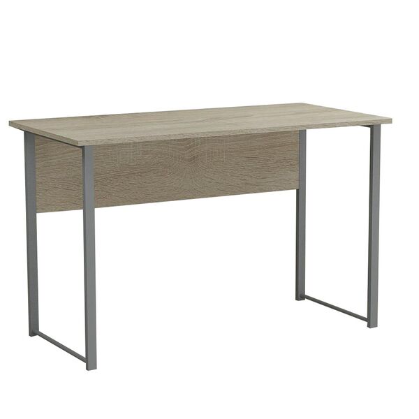 Письмовий стіл Курт-1 сонома, ТОВЩИНА СТІЛЬНИЦІ ДСП: 16 мм, ШИРИНА СТІЛЬНИЦІ: 100 см, ГЛИБИНА СТІЛЬНИЦІ: 70 см, КОЛІР МЕТАЛУ: СІРИЙ, КОЛІР ДСП: СОНОМА