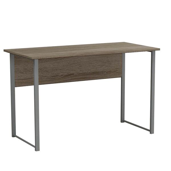Письмовий стіл Курт-1 трюфель, ТОВЩИНА СТІЛЬНИЦІ ДСП: 16 мм, ШИРИНА СТІЛЬНИЦІ: 100 см, ГЛИБИНА СТІЛЬНИЦІ: 70 см, КОЛІР МЕТАЛУ: СІРИЙ, КОЛІР ДСП: ТРЮФЕЛЬ