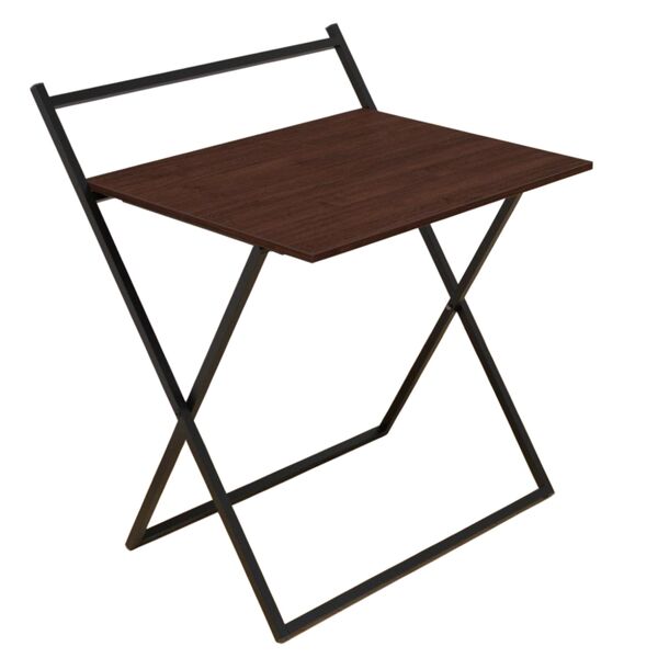 Письмовий стіл розкладний (трансформер) Компакт-1 (75см х 79 см х 72см) венге, ТОВЩИНА СТІЛЬНИЦІ ДСП: 16 мм, ШИРИНА СТІЛЬНИЦІ: 79 см, ГЛИБИНА СТІЛЬНИЦІ: 72 см, КОЛІР МЕТАЛУ: ЧОРНИЙ, КОЛІР ДСП: ВЕНГЕ МАГИЯ