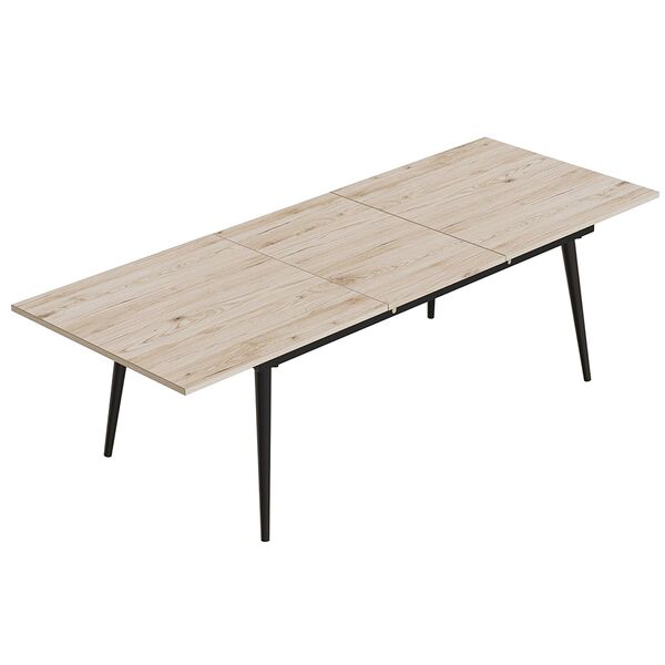 Розкладний журнальний стіл Денді-160 міні сан маріно, ТОВЩИНА СТІЛЬНИЦІ ДСП: 16 мм, ШИРИНА СТІЛЬНИЦІ: 45 см, ГЛИБИНА СТІЛЬНИЦІ: 60 см, КОЛІР МЕТАЛУ: ЧОРНИЙ, КОЛІР ДСП: САН МАРІНО