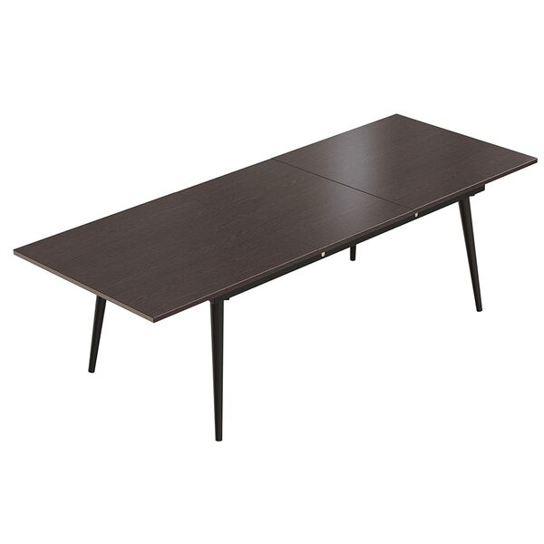 Розкладний журнальний стіл Денді-160 міні венге, ТОВЩИНА СТІЛЬНИЦІ ДСП: 16 мм, ШИРИНА СТІЛЬНИЦІ: 45 см, ГЛИБИНА СТІЛЬНИЦІ: 60 см, КОЛІР МЕТАЛУ: ЧОРНИЙ, КОЛІР ДСП: ВЕНГЕ МАГИЯ