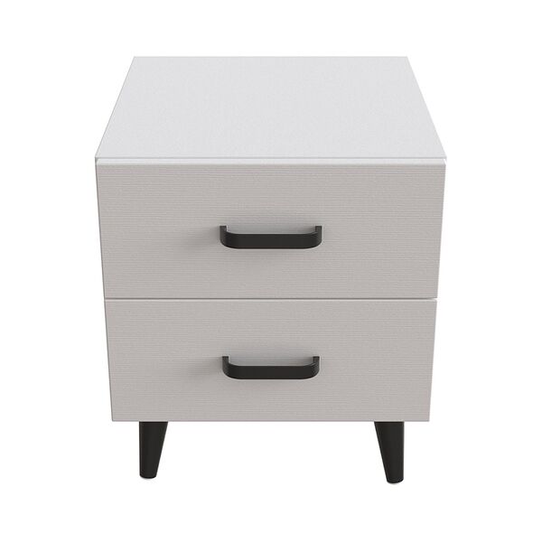 Тумба на дві шухляди Віта-2 трюфель, КОЛІР МЕТАЛУ: ЧОРНИЙ, КОЛІР ДСП: ТРЮФЕЛЬ, зображення 4