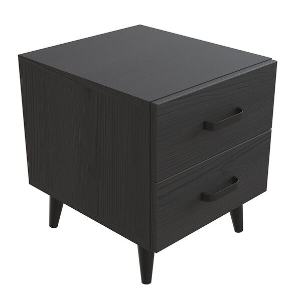 Тумба на дві шухляди Віта-2 кембра, КОЛІР МЕТАЛУ: ЧОРНИЙ, КОЛІР ДСП: КЕМБРА