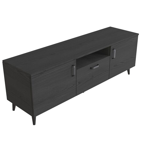 ТВ тумба Гросс-3 кембра, КОЛІР МЕТАЛУ: ЧОРНИЙ, КОЛІР ДСП: КЕМБРА