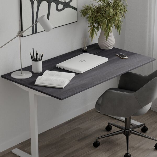 Письменный стол Спейс-1 100×60 см — белый металл, ЛДСП «Каштан Арвадонна», ТОЛЩИНА СТОЛЕШНИЦЫ ДСП: 16 мм, ШИРИНА СТОЛЕШНИЦЫ: 100 см, ГЛУБИНА СТОЛЕШНИЦЫ: 60 см, ЦВЕТ МЕТАЛЛА: БЕЛЫЙ, ЦВЕТ ДСП: КАШТАН АРВАДОННА, изображение 3